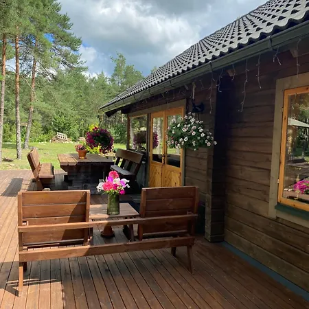 別荘 Kuldvitsa Puhkemaja Saunaga